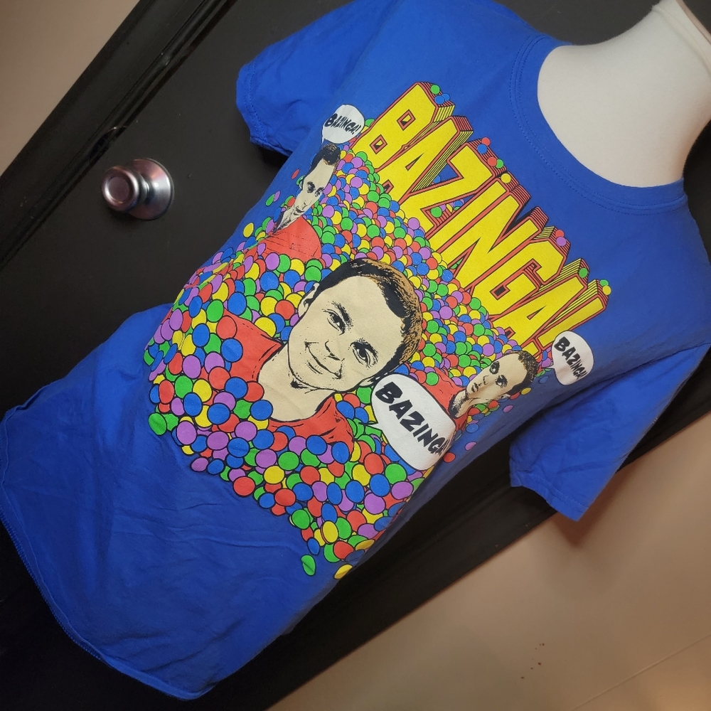 The Big Bang Theory Tshirt Bazinga! Sheldon Cooper